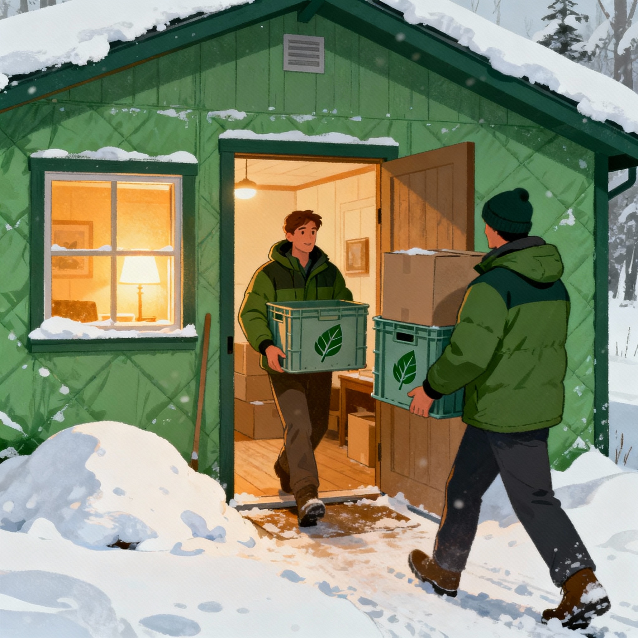 Thrift store donations including furniture and household goods